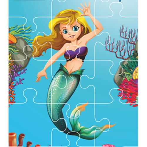 Aqua Game Puzzel Zeemeermin